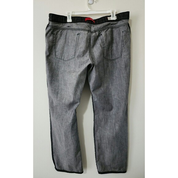 Guess Mens 100% Cotton Slim Straight Del Mar Fit Jeans 40/31.5 Gray XB201703000 - Picture 4 of 8